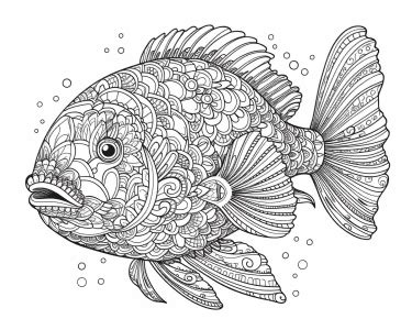 125+ Fish Coloring Pages for Kids & Adults (Free Printable PDFs).